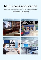 HDMI Splitter 1 In 2 Out 4KUHD HDMI Splitter For Dual Monitors Duplicate/Mirror
