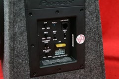 Pioneer TS-WX1010A 1100W MAX – 10″ Amplified Shallow Truck Subwoofer, Used #U1