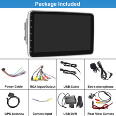 10.1″ Double 2 Din Car GPS Android 13 Apple Carplay Touch Screen Radio 64G DVR