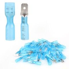100/220x Waterproof Heat Shrink Spade Wire Connectors Electrical Crimp Terminals