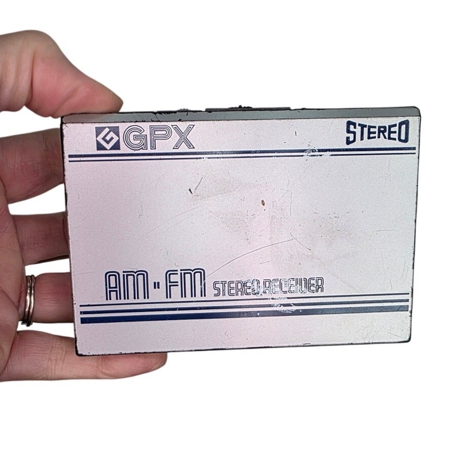 Vintage GPX AM FM Stereo Receiver Pocket Radio Tested Working Hong Kong
