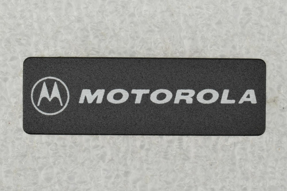 Motorola Radio Nameplate Label Sticker Replacement 3305214Q01