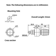 Corrosion-Resistant 5/16” Screw-Mount Battery Terminals – Easy Installation