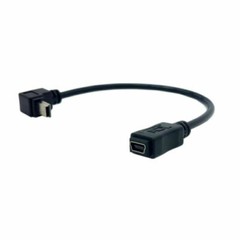 Mini USB 90 Degree Up angled male to mini usb 5pin Female extension cable