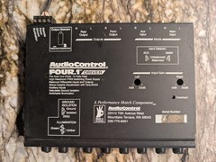 AudioControl Four. 1 4 Band Preamp EQ Crossover Line Driver