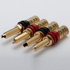 CMC HiFi Audio Gold Plated Binding Post Brass Banana Jack Socket Female Terminal