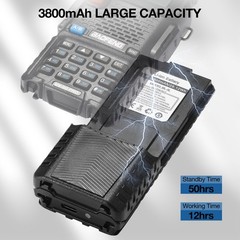 Baofeng BL-5L 3800mAh Battery | USB-C Port | For UV-5R Series