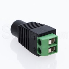 DC Power Connector 2.1 x 5.5mm BNC RCA Male /Female CCTV Video Balun Adapter LOT