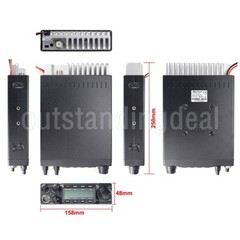 AnyTone AT-6666PRO Amateur Radio AM/FM/USB/LSB/PA/CW Mode Radio Transceiver ot25