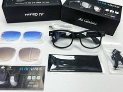 AI Smart Glasses Bluetooth HD Video Recording Voice Assistant for iOS Android