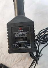 Universal Car Cord Travel Adapter 33018 3-12 Volts 500ma w Adapters
