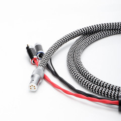Hi-Fi 5 Pin DIN to 2 RCA Audio Tonearm Cable Turntables Analog Interconnect Wire
