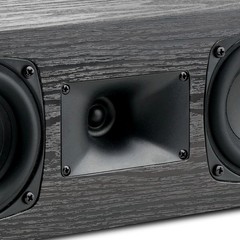 Versatile 17 Inch Center Channel Speaker, Home Cinema