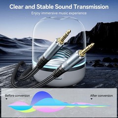AUX Cable 20ft Long 3.5mm Audio Aux Cord 20 Feet Male to Male, Stereo 20