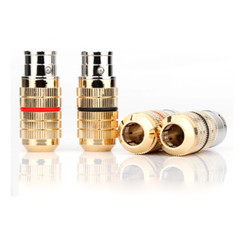 2/4 pcs 3pin Rhodium Plated Male/Female XLR Plug Audio Balanced Cable Connector