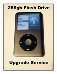 Upgrade Ipod Classic Service to 256gb Flash for Ipod 5th or 7th Generation