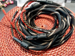 10 AWG 2 Pack Audiophile Speaker Cable Speaker Wire Gold Banana Plugs ,4N OFC