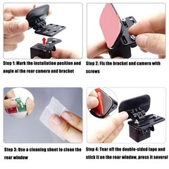 Universal Rear Camera Mounting Bracket Dash Cam Mirror Cam Backup Camera Mount
