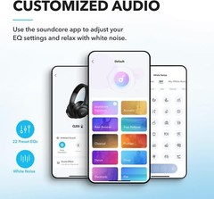 Soundcore Q20i Wireless Over-Ear Headphones 40H Long ANC Play Big Bass|Refurbish