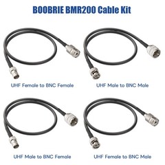 1.64FT BNC To UHF PL259 SO239 Extension CB Radio Antenna Cable LMR200 4 PCS