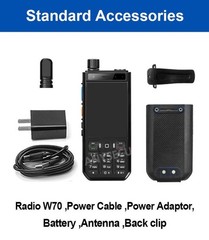 ANYSECU W70 Android 10 4G Network Radio Zello With GPS WIFI IP68 Walkie Talkie