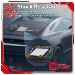 Starlink Mini Silicone Case Suction Cup Mount for Car Caravan RV – Secure & Easy