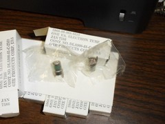 10 each 7586 Tubes JAN SYLVANIA NOS Nuvistor Microphone Vacuum Tube lot of 10