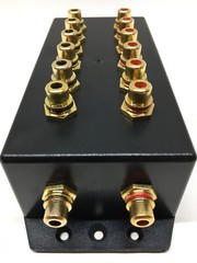 RCA Distribution Block Splitter Box 1-6 SIX Way Car Audio 6 Way THE KAKINATOR!