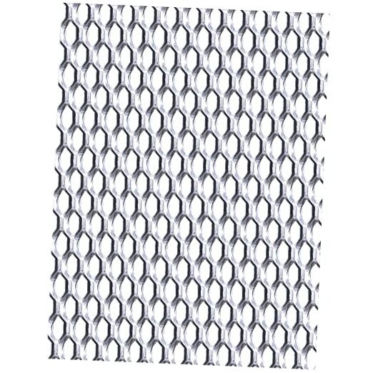 Silver Universal 40″x13″ Car Grill Mesh – Aluminum Alloy Automotive 3x6mm