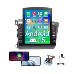 Car Stereo Radio Compatible with Honda Civic 2012 2013 2014 2015,Android 15