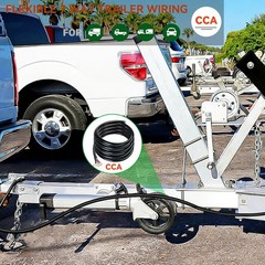 30 FT Heavy Duty 7 Wire Trailer Cable CCA 14/12/10 AWG Multi Gauge Insulated Str