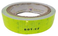 Fluorescent Yellow Green Reflective Tape DOT-C2 Conspiciuity Tape – COMMERCIAL