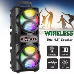 3000W Portable Bluetooth Party Speaker Sub woofer Heavy Bass Sound System w/ Mic
