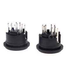 6Pin 8Pin Mini DIN Female Socket Adapter PS2 Jack Terminal PCB PC Computer Plug