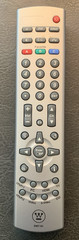 Westinghouse RMT-05 TV Remote Control – Silver. Used, Pro Cleaned & Tested