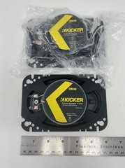 Kicker CSC46 4×6” CS Series 2 Way Coaxial 4-ohm Speakers Open Box, Great