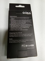 CARBON FIBER ANTI STATIC BRUSH FOR VINYL RECORD CLEANING.