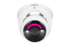 Lorex 4K+ Ultra HD 12MP Smart Security Lighting Deterrence Dome AI PoE IP Wired