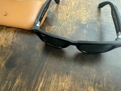 Ray-Ban Meta Wayfarer RW4008 601/71 53mm AI Glasses Shiny Black