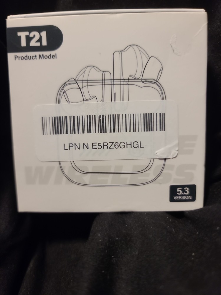T21 Wireless Earbuds In ear Active Noise Canceling Deep Bass HD Call New in Box