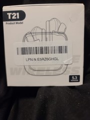T21 Wireless Earbuds In ear Active Noise Canceling Deep Bass HD Call New in Box