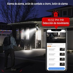 XVIM Security Camera Wireless 1080P HD CCTV Surveillance Solar/Battery Powered