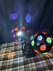 Vintage 2000s Double Disco Rotating Balls KDS-874 S5