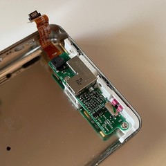 Headphone Jack Hold Switch Backplate for Apple iPod Classic 4th Generation 40gb