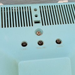 Vintage GE M500XTS Teal TV 15″ Space Age Mid Century TESTED WORKING Retro Prop
