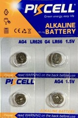 AG4 LR626 PKCELL Battery (4 piece) LR66 377 377A 626 177 V377 US Seller