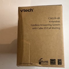 VTech CS6529-4B 4-Handset DECT 6.0 Cordless Phone with Answering System New Open