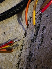 8 ft Bi-Wire Speaker Cable Made from Mogami W3104 Speaker Wire
