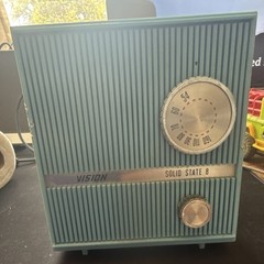 Vision Solid State 8 Vintage Radio Blue Model, Solid State Feature, Hong Kong