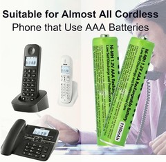NI-MH AAA 1.2 V 1100mah AAA Rechargeable Batteries for Panasonic Cordless Phones